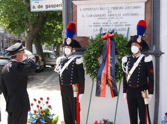 Milazzo, commemorazione Carabinieri Antonio Arnoldi e Antonino Pirrone