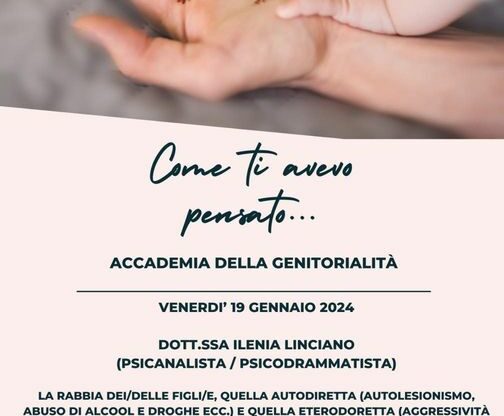 Gestione della rabbia, ad Alberobello evento della Accademia della Genitorialità