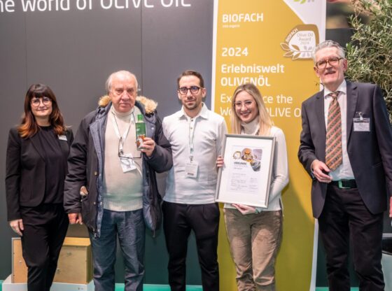 Olive oil award Biofach 2024 per Bio Agliata di Caltanissetta